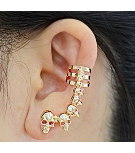 E1137 - Hanging skull Earrings