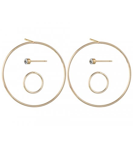 E1139 - Circular women's earring set