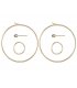 E1139 - Circular women's earring set