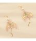 E1150 - Fishtail temperament earrings