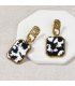 E1156 - Leopard Print Earrings
