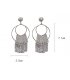 E1162 - Exaggerated long tassel earrings