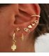 E1179 - Fashion gold-plated earrings