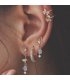 E1186 - Resin butterfly earrings