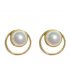 E1198 - Korean temperament fashion simple round earrings