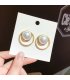 E1198 - Korean temperament fashion simple round earrings