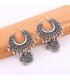 E1209 - Retro tassel hanging moon bell earrings