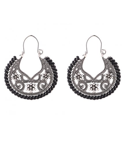 E1210 - Hollow carved earrings