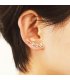 E1227 - Korean style five-pointed star earrings