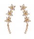 E1227 - Korean style five-pointed star earrings