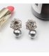 E1230 - Fashion Rose Pearl Earrings