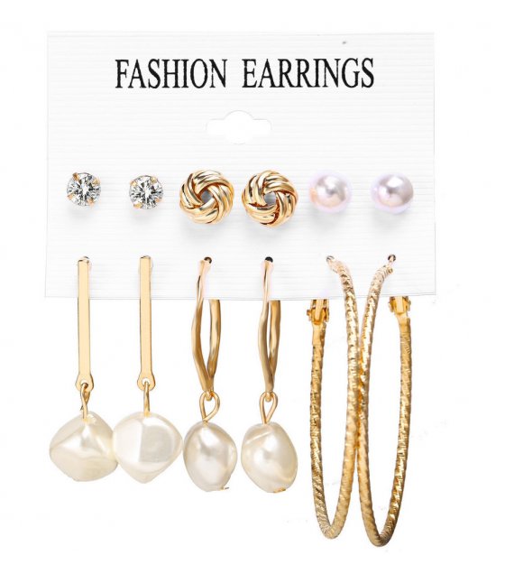 E1245 - Elegant Pearl Earring Set