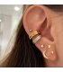 E1248 - Simple non-pierced ear clip Earring Set
