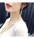 E1262 - Korean long tassel earrings