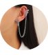 E1287 - Simple Tassel Letter Earring