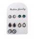 E1296 - Bohemian Gemstone Earrings
