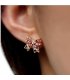 E1304 - Korean diamond-studded bow Earrings