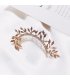 E1307 - Leaf diamond cuff earrings