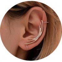 E1313 - Simple metal earrings