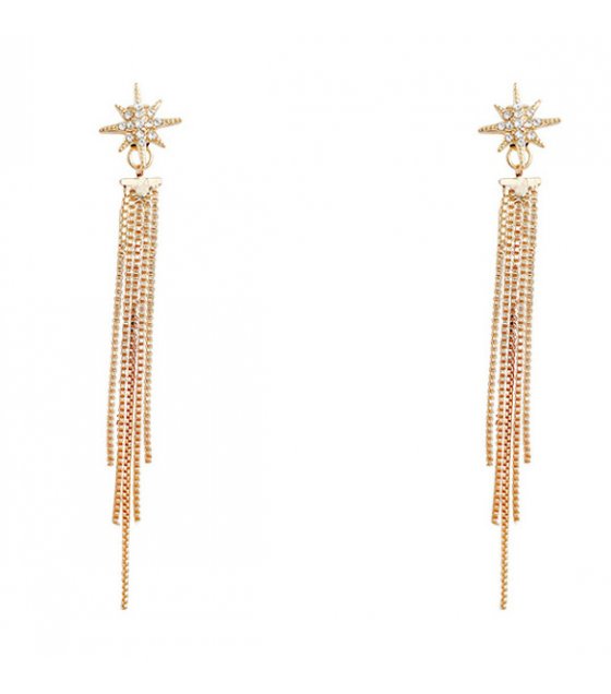 E1323 - Fashion long tassel earrings