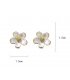E1334 - Korean Flower Earrings