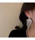 E1335 - Diamond leaf tassel earrings