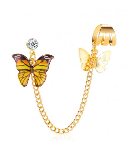 E1343 - Color butterfly earrings