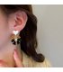 E1348 - Diamond love bow earrings