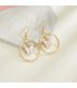 E1352 - Simple candy color acrylic butterfly earrings