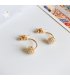E1365 - Korean Round Pearl Earrings