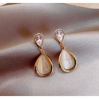 E1440 - Opal Gemstone Drop Earrings