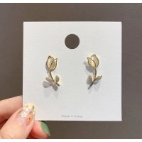E1455 - Rose Flower Earrings