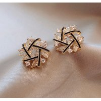 E1478 - Simple Crystal Earrings