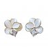 E1487 - White Flower Earrings