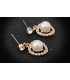 E480 - Heart-shaped pearl earrings 