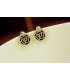 E488 - Hollow rose diamond earrings