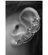 E535 - Ear hook flowers retro punk ear clip ear bone