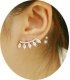 E573 - Unique design diamond earring