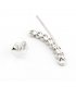 E621 - Silver Diamond Earrings
