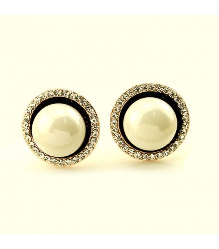 E625 - Pearl Inlay Earrings