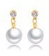 E675 - Luxury hanging pearl earrings