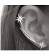 E734 - Silver Star Earrings