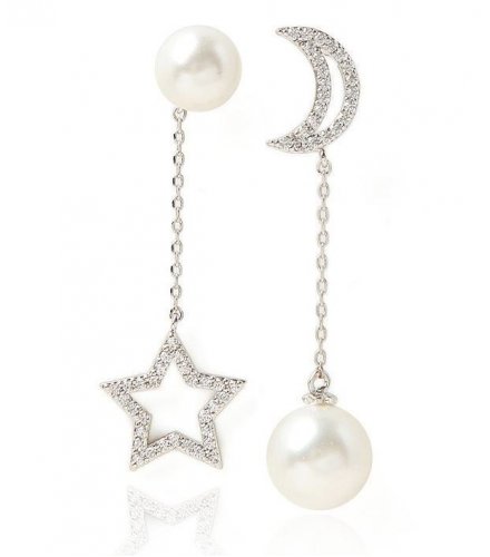 E746 - Silver Star Earrings