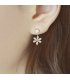 E752 - Golden Flower Earrings