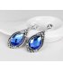 E812 - Blue gemstone earrings