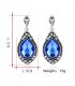 E812 - Blue gemstone earrings