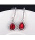 E815 - Drip crystal earrings
