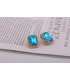 E826 - Chain rhinestone earrings