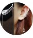 E852 - Long tassel earrings