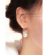E870 - Pearl Zircon Earrings